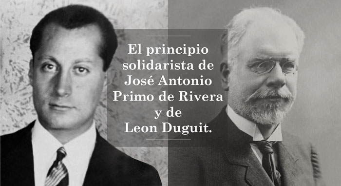 Jose Antonio Primo de Rivera y Leon Duguit