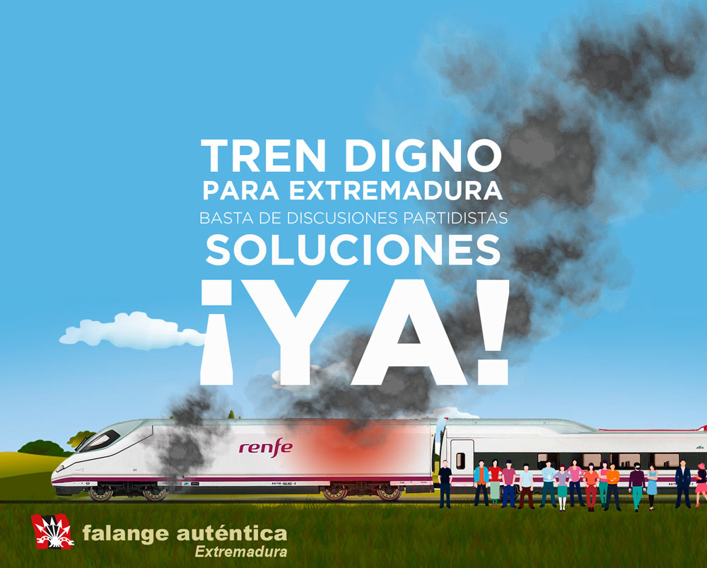 Tren digno para Extremadura ¡YA!