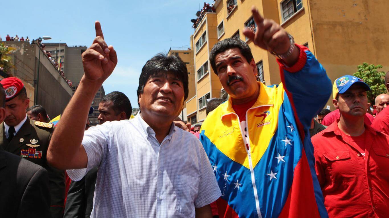 Maduro y Evo Morales